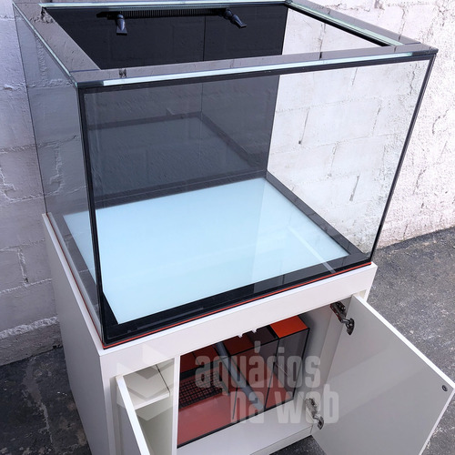 Aquário Completo 288l 80x60x60 10mm Lapidado C/ Sump E Móvel