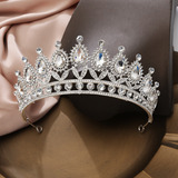 Corona Nupcial Europea Y Americana Tiara Reina Corona De
