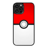 Funda Para Celular Pokemon Pokebola Rojo Blanco Anime Manga