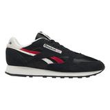 Tenis Classics Reebok Leather - Negro-rojo