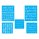 Stencil Alfabeto Opa Kit Com 5 Stencil