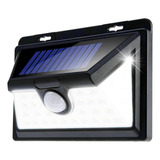 Reflector Solar 5w 20 Leds Con Sensor Movimiento Lampara Jardin Color De La Carcasa Negro Color De La Luz Blanco Frío