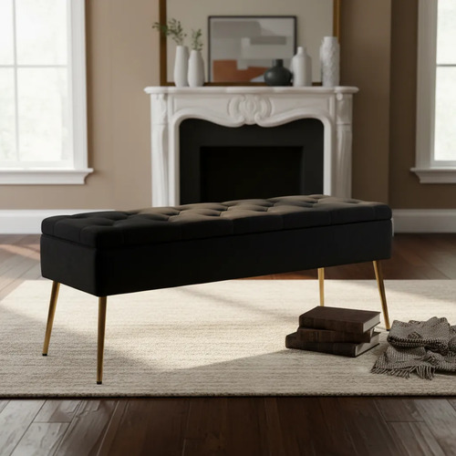 Banca Tapizada 120cm Comedor Sala Recamara