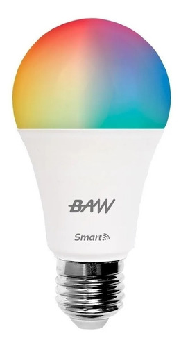 Lámpara Led Wifi Baw E27 10w Rgb Celular Smart Life 