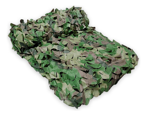 Media Sombra Camuflaje Red Verde 3m X 3m