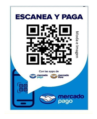 Cartel Pvc Mercado Pago / Cuenta Dni /  Alta Duración  