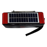 Bocina Bluetooth Panel Solar Led Am/fm/microsd/usb Rd-l2us