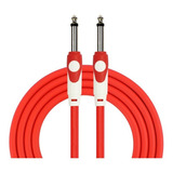 Cable Kirlin Para Instrumento 6 Mts Profesional, Lgi-201 Color Rojo