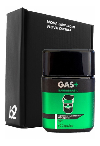 Barba Brasil - Gas Suplemento Capilar 60 Dias Original