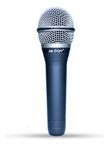 Microfone Dinâmico Le Son Ls7 Profissional Com Cabo/5m Sm58 Cor Preto/grafite