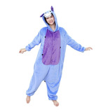 Bisonho Ló Ursinho Pooh Pijama Kigurumi Macacão Adulto