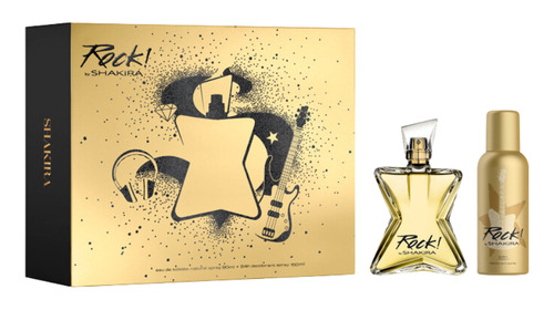 Rock By Shakira Edt 80ml+des150ml Silk Perfumes Original