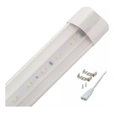 Tubo Led 18w T8 1.20 Mt Canaleta Plastica Paquete 10 Pzas