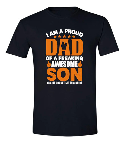 Playera Hombre Papá Padre Hijo Hija Frases Dd1027