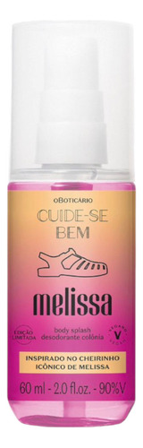 Body Splash Desodorante Colônia Cuide-se Bem Melissa, 60ml - O Boticário