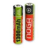 Pilas Recargables Aaa Noga 1100mah Blister X 2 Unidades