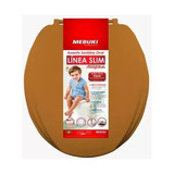 Assento Oval Almofadado Slim Caramelo