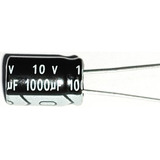 Capacitor Eletrolítico 1000uf X 10v 105° 100 Pçs