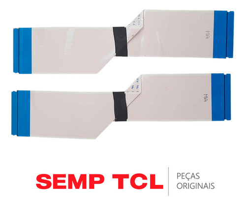 Cabo Flat Lvds 130mm 43 43p615 Novo Original Tv Tcl