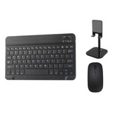 Kit De Teclado, Ratón, Soporte Para Teléfono Celular/tableta