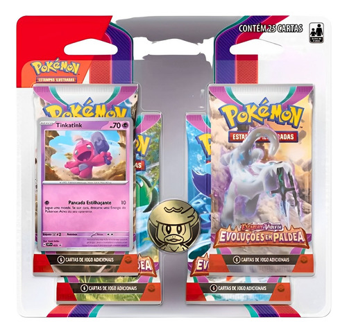 Blister Pokémon Tinkatink Escarlate Sortidas 33198 - Copag
