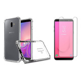 Kit Capa Capinha Case Para Samsung Galaxy J6 Plus + Pelicula
