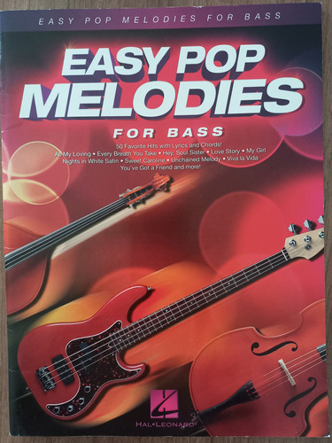 Easy Pop Melodies For Bass (método Songbook Baixo)