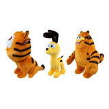 Peluche Garfield Movie 3 Pièces Garfield Odie Y Vic Peluche