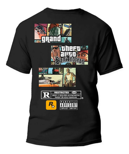 Grand Theft Auto San Andreas Gta Rott Wear 8 Modelos Dif.