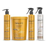 Kit Hidratação 1kg, Cauterização, Fluído + Segredo Trivitt