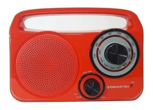 Radio Am Fm Daihatsu D-rp400 Rojo 220v Agente Oficial Caba