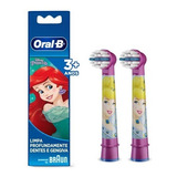 Refil Escova Dental Eletrica Infantil Princesas C/ 2 Unid