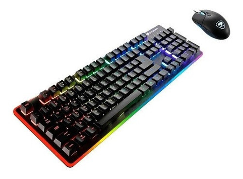 Kit Gamer Teclado Mecánico Mouse Cougar Deathfire Ex Rgb