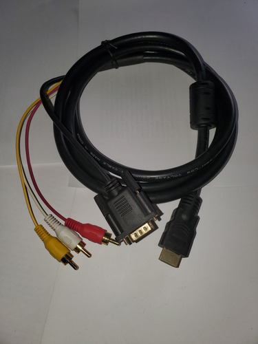 Cable Adaptador Hdmi M+3rca