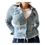 Campera Jean Elastizada