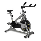 Bicicleta Fija Fitage Spin Max 640 Para Spinning Color Gris Y Negro