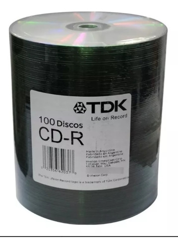 Cd Tdk Bulk 100 Caja 600