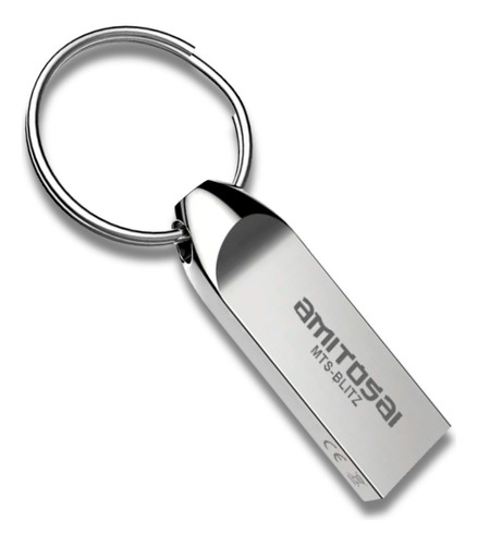 Pendrive 64gb Usb 3.0 Aluminio Llavero Amitosai Mts-blitz