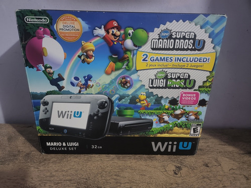 Aparelho Nintendo Wii U Caixa Serial Batendo Hd 500 Mais Bd