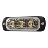 Luz Auxiliar De 3 Led, Roja, Sae, 12-24 Vcd, Lente