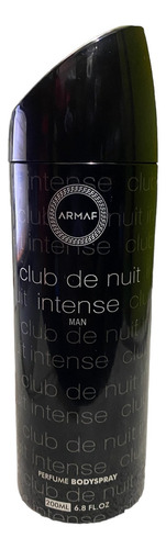 Bodyspray Perfume Club De Nuit Intense De Armaf 200 Ml