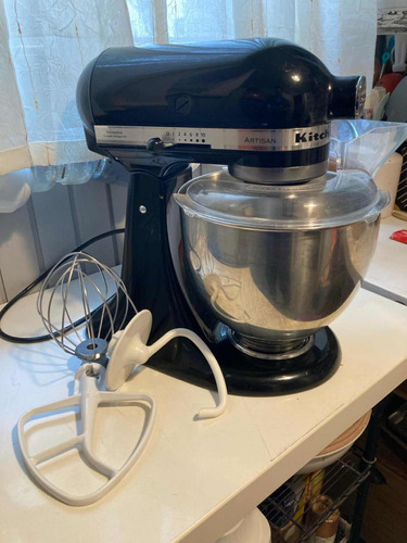 Batidora De Pie Kitchenaid Artisan Negra