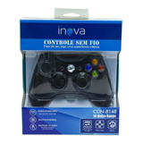 Controle Joystick Sem Fio Inova  Con-8148 Preto