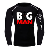 Remera Manga Larga Sport Training Big Man Genetic