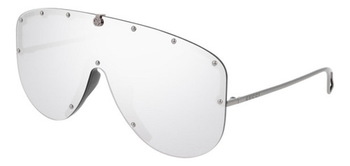 Gucci Gg0667s 002 Aviator Fashion Plata Gris