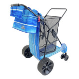 Carrito De Playa Plegable Resistente Ruedas Grandes De ...