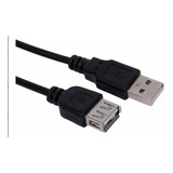 Cabo Usb 2.0 Extensão 1 Metros Extensor Macho Fêmea