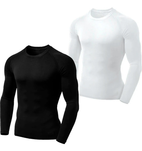 Pack X2 Remera Termica Dry Manga Larga Primera Piel Hydro