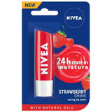 Nivea Lip Care Fruity Shine Fresa, 0.17 oz