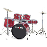 Bateria Pro Fire Profire Bumbo 20 C/ Ferragens Cromada Cores